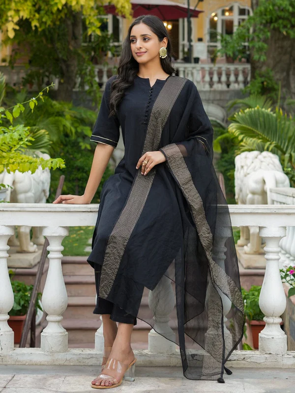 women kurta set with orgenza dupatta women kurta set with orgenza dupatta