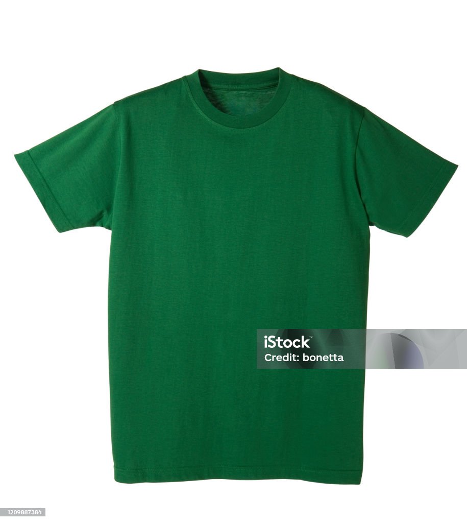 Green t-shirt isolated on white background(with clipping path) Comfort Meets Quality – Perfect Clothes for Every Occasion